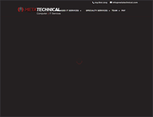 Tablet Screenshot of metatechnical.com